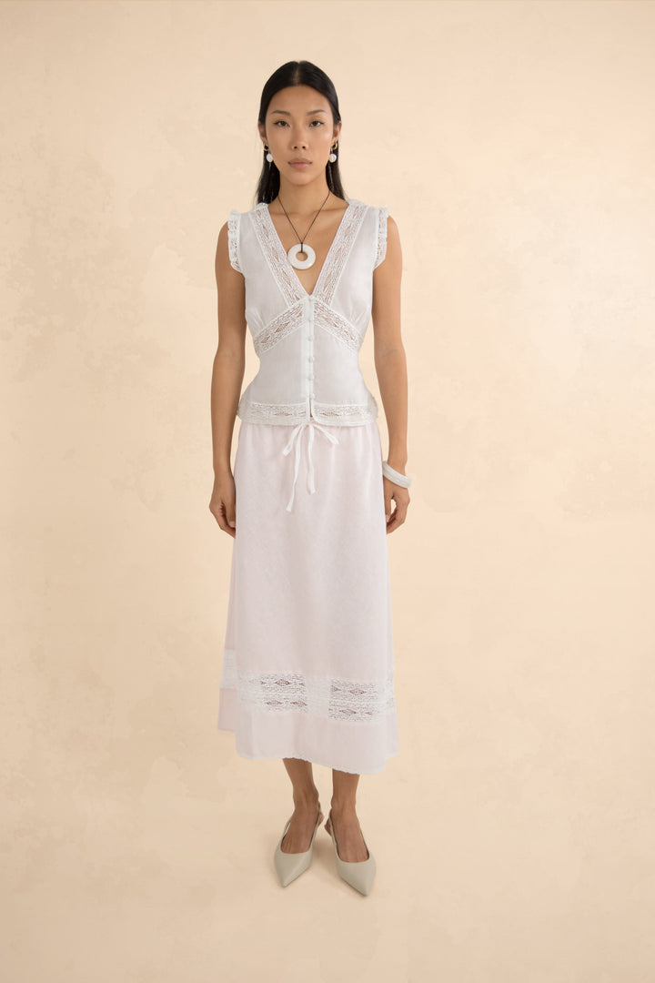 Juliette Top White